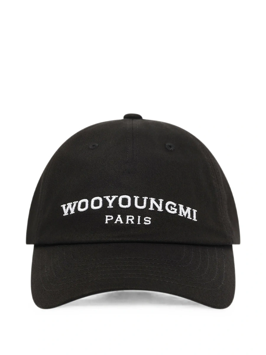 Caciula WOOYOUNGMI neagra din bumbac - Img 6