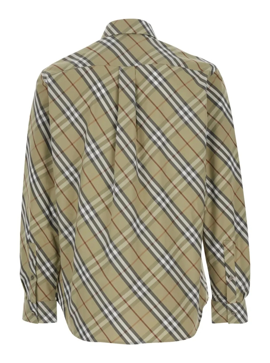 Camasa Burberry bej din bumbac - Img 2