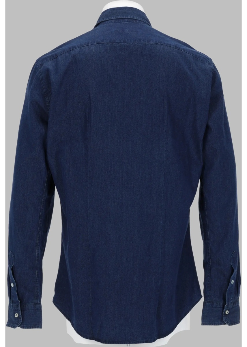 Camasa casual Camicia In Denim Di Cotone - Img 2