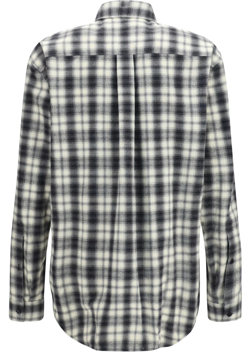 Camasa casual Checked cotton flannel Shirt - Img 2