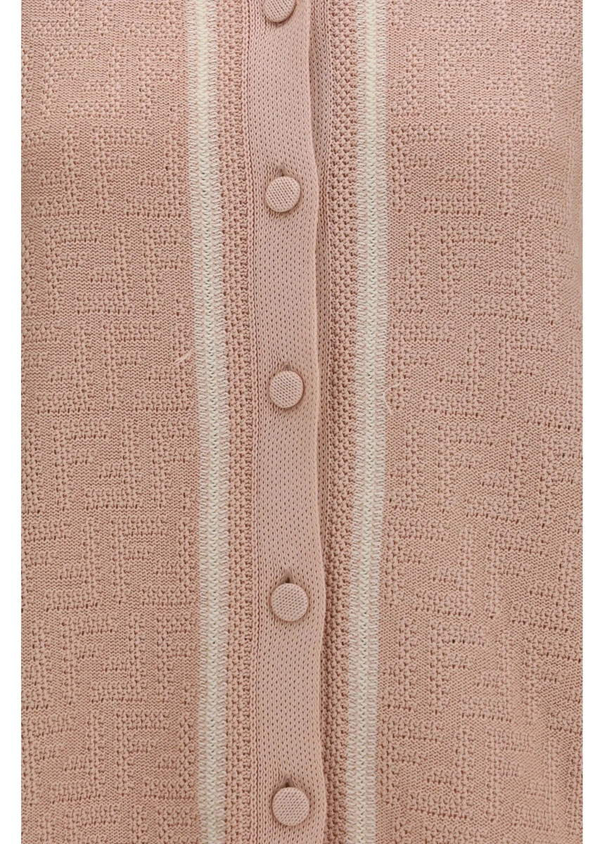 Camasa casual FF all-over crochet Shirt - Img 3