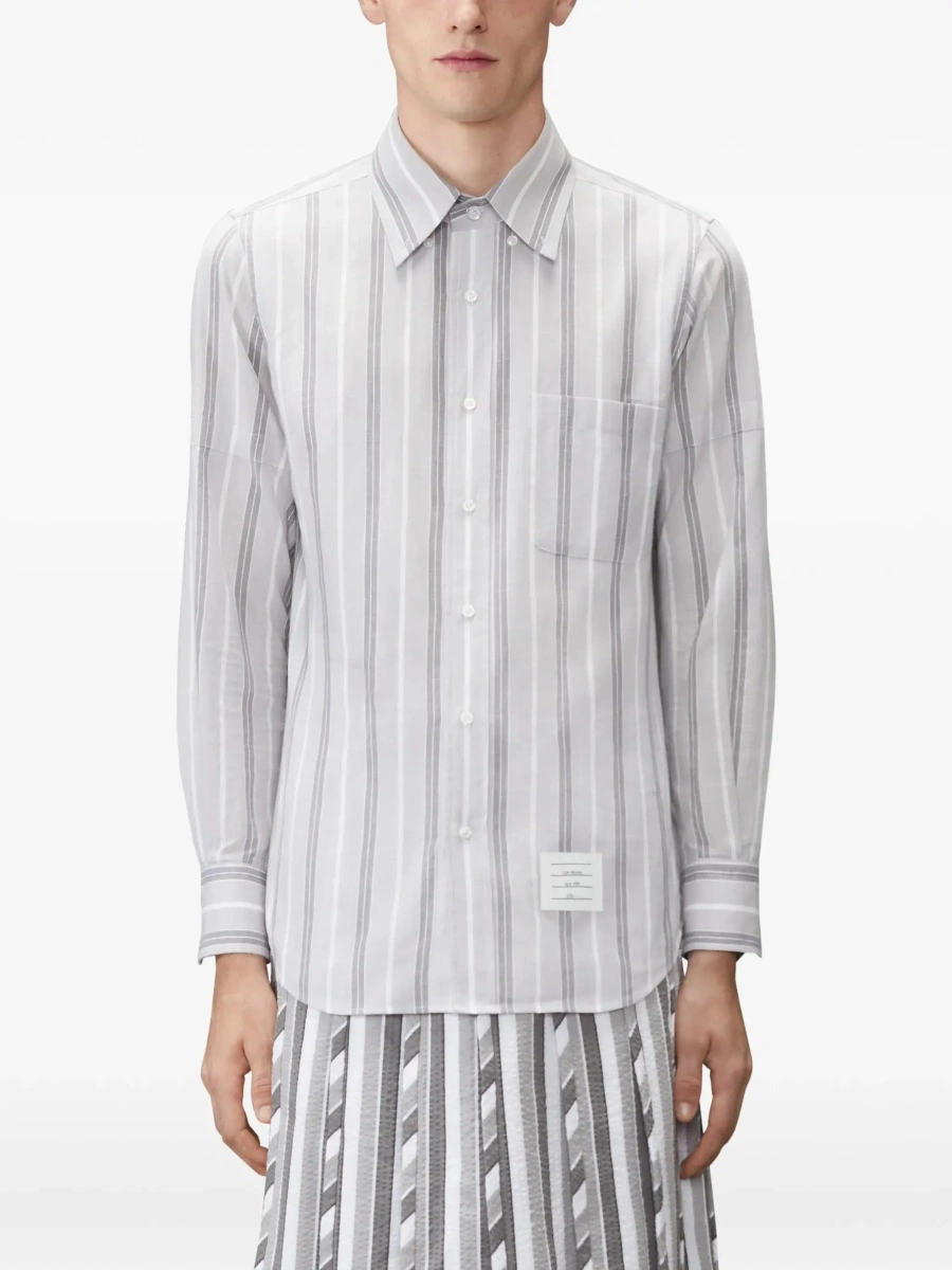 Camasa casual Madras striped armband Shirt - Img 6