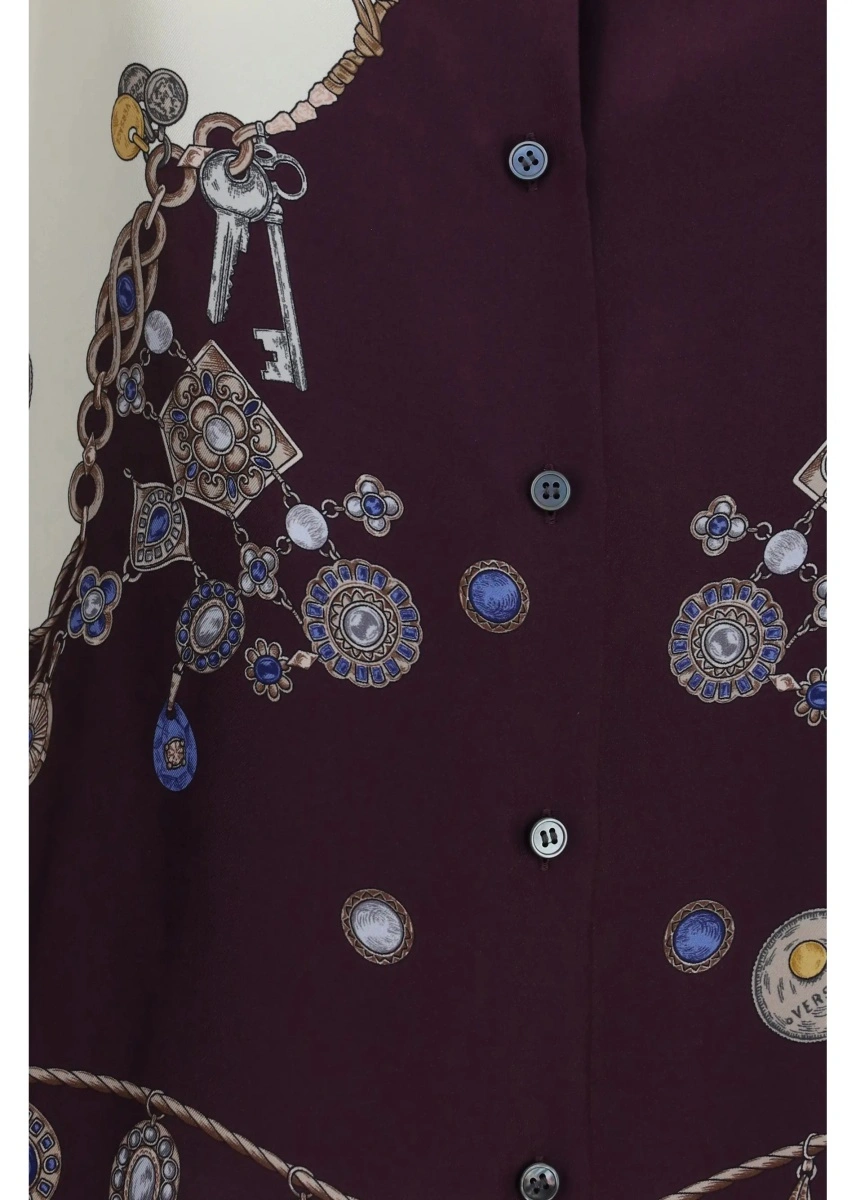 Camasa casual Printed silk Shirt - Img 3