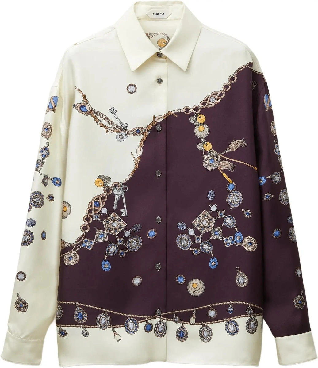 Camasa casual Printed silk Shirt - Img 7
