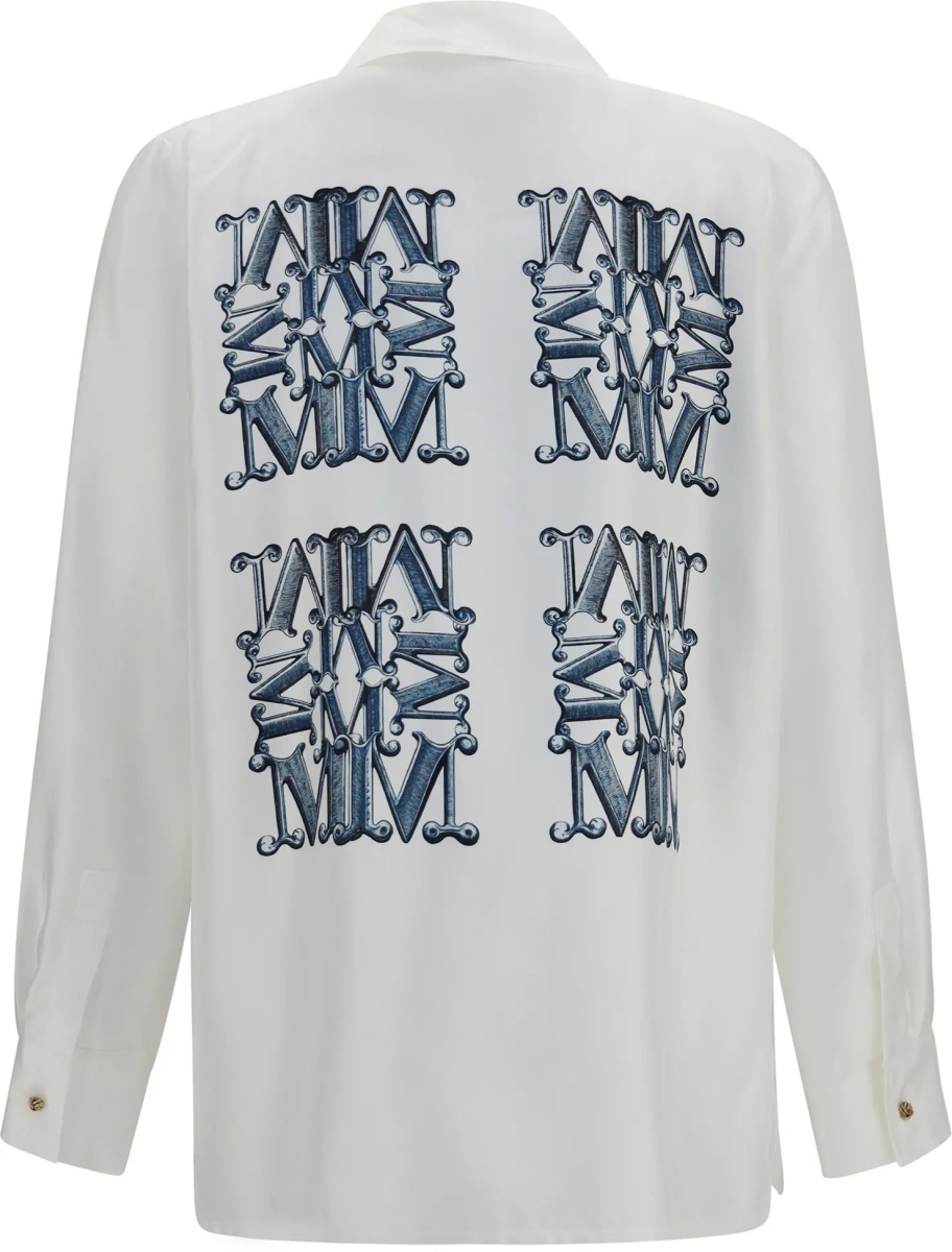 Camasa casual Printed silk twill Shirt - Img 2