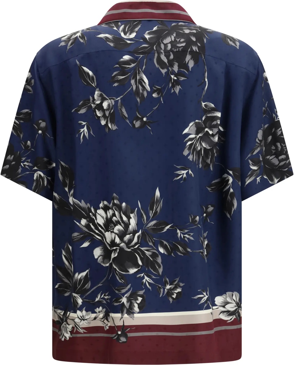 Camasa casual Silk Short-Sleeve Shirt - Img 2