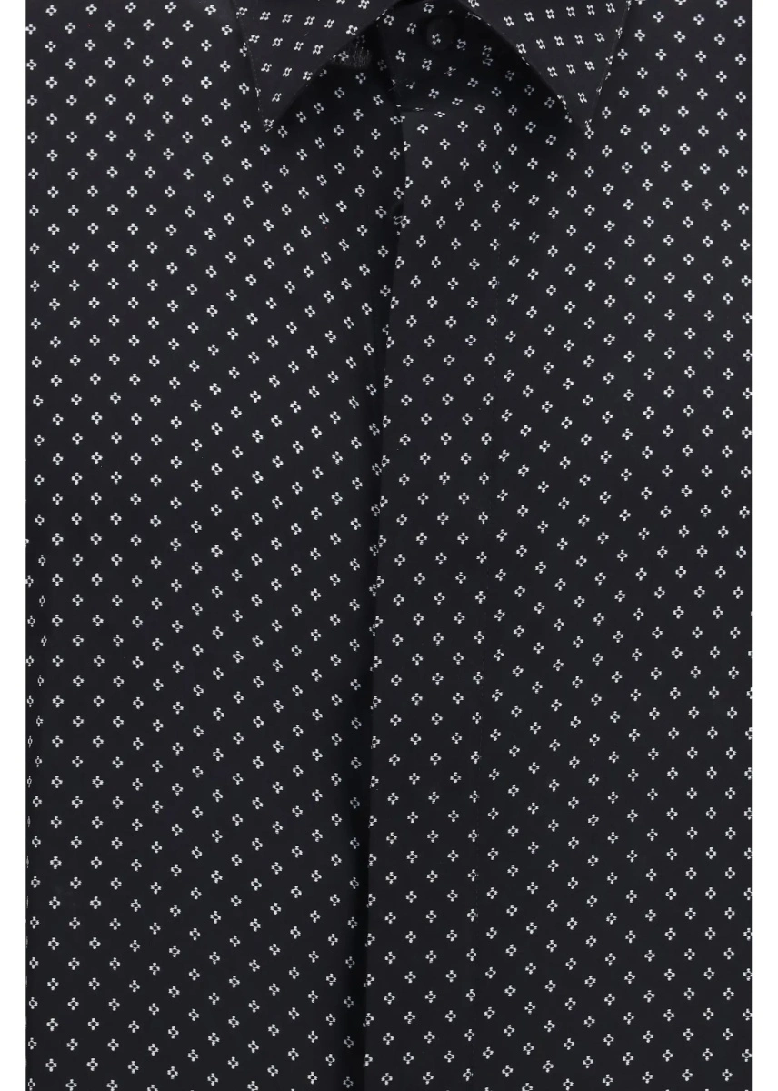 Camasa casual Tom Ford neagra din matase - Img 3