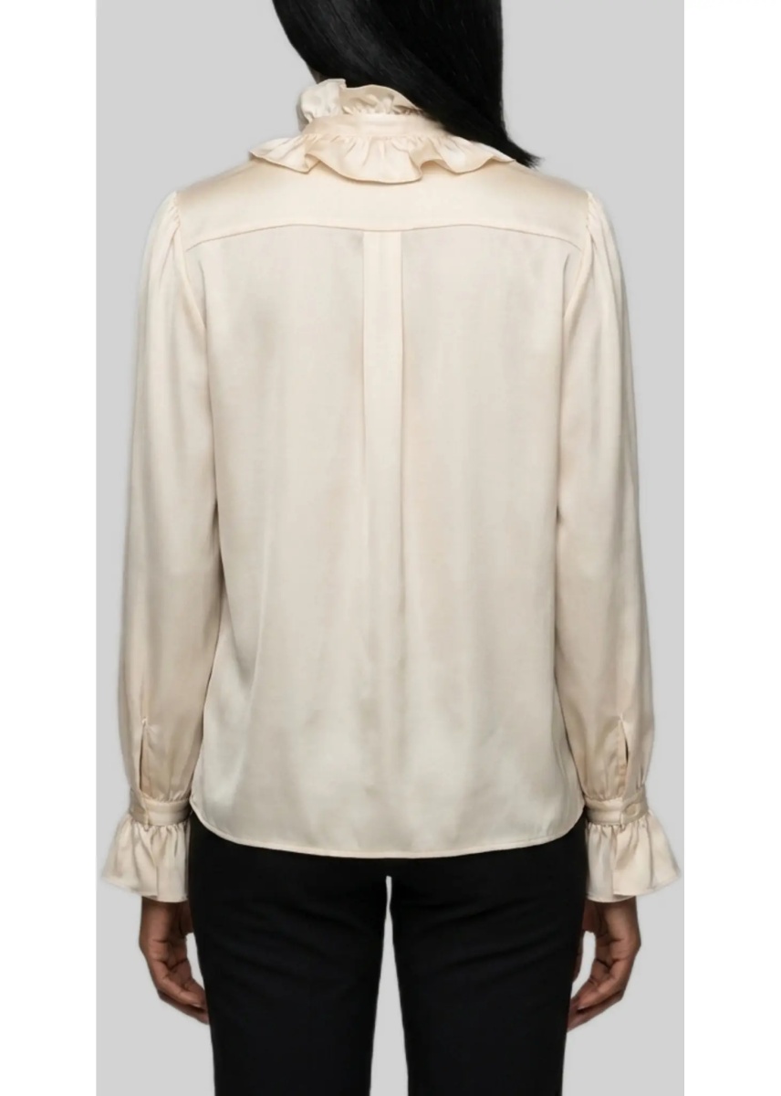 Camasa Champagne Ruffled Shirt - Img 3
