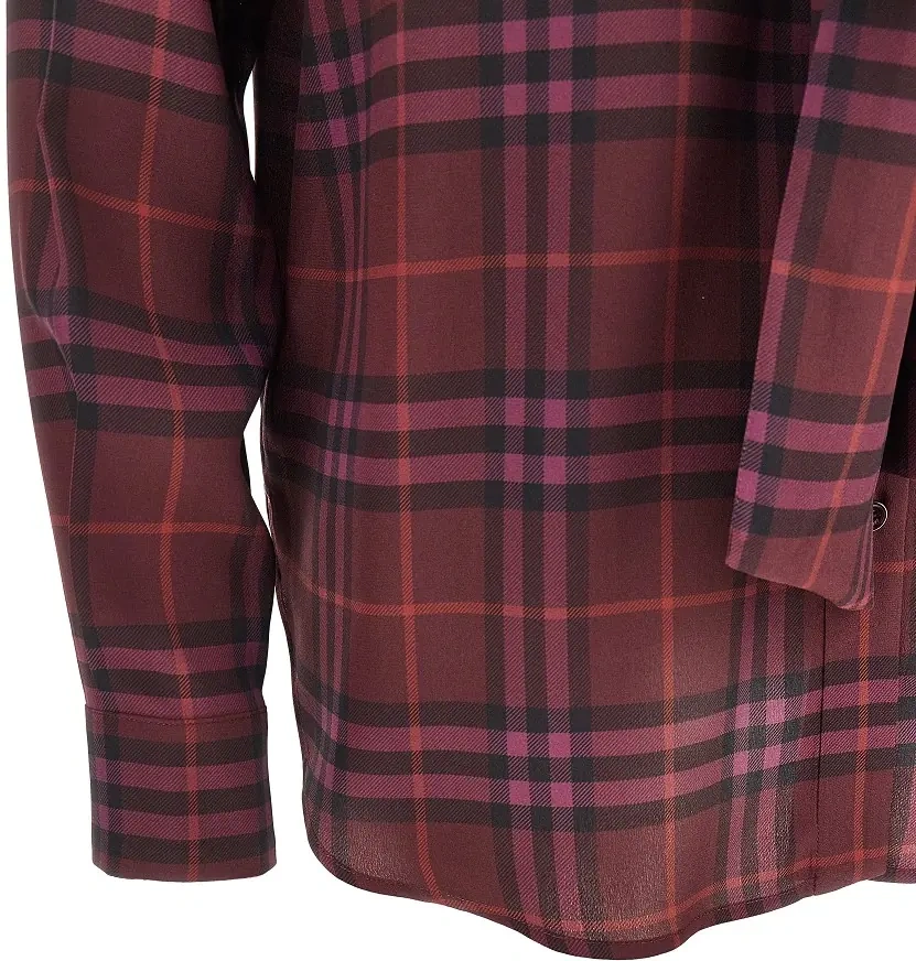 Camasa Check silk shirt - Img 2