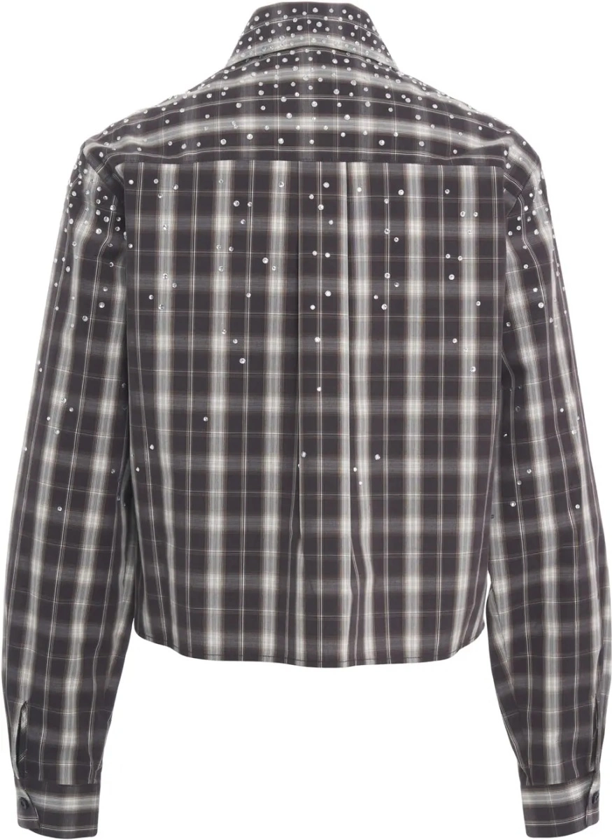 Camasa de blugi Liu Jo Blue Denim maro - Img 3