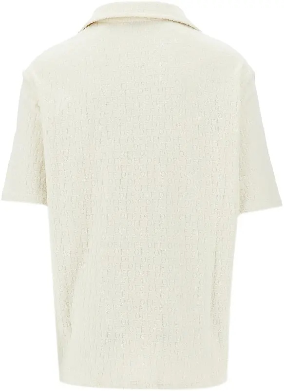 Camasa Jacquard terry bowling shirt - Img 3