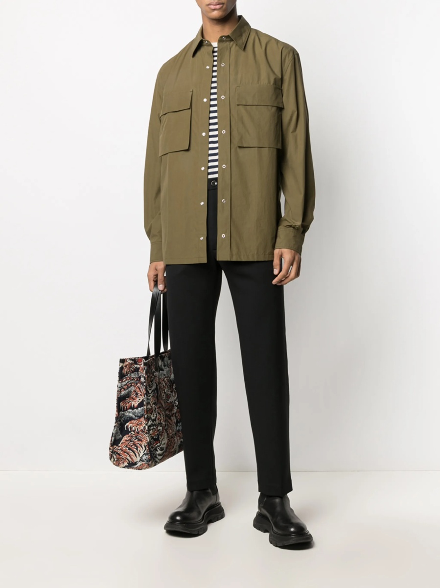 Camasa Kenzo verde din bumbac - Img 2