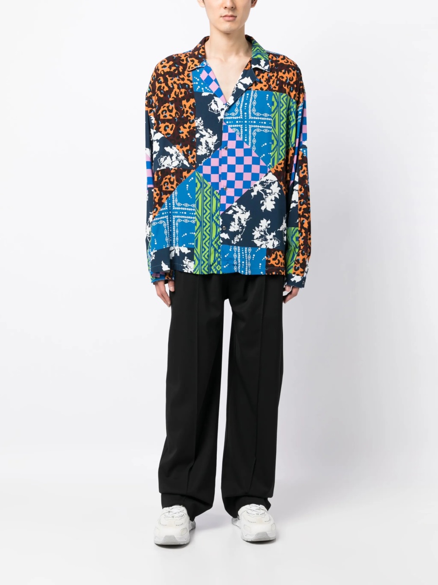 Camasa Marcelo Burlon albastra - Img 2