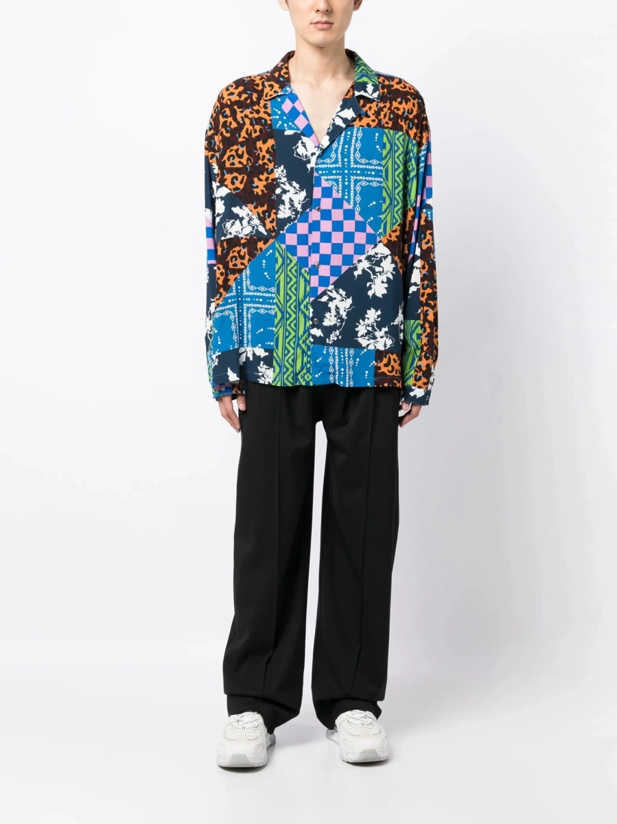 Camasa Marcelo Burlon albastra - Img 2