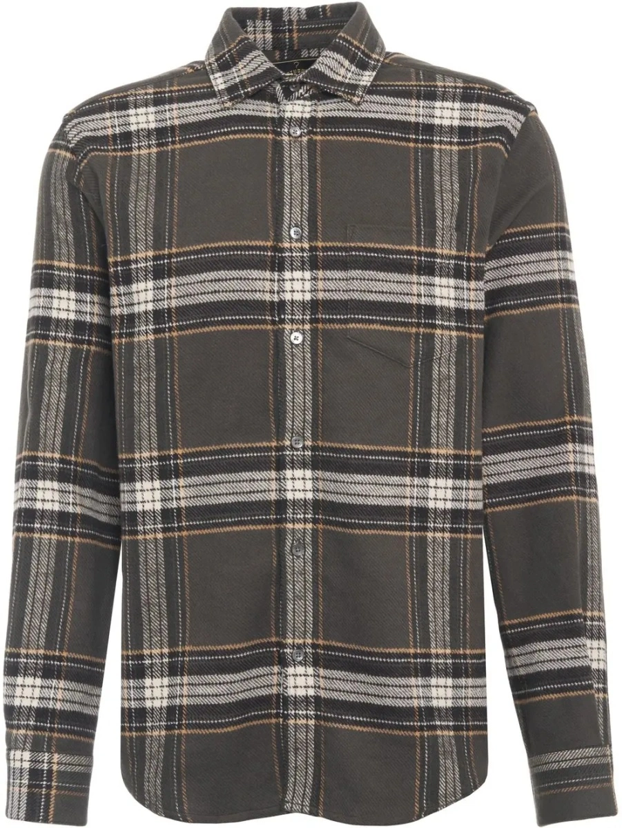 Camasa office Portuguese gri din flanel 'Spindle' - Img 2