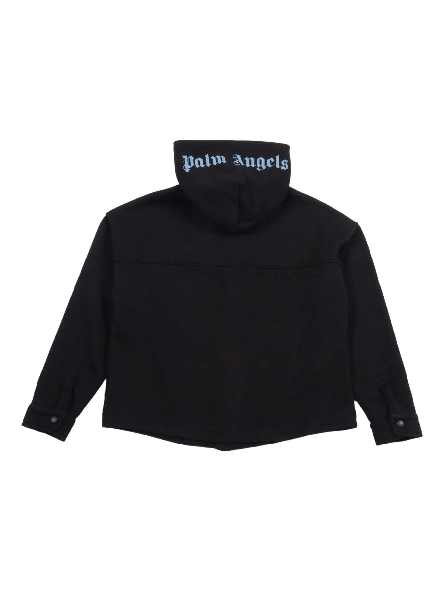 Camasa Palm Angels neagra din bumbac - Img 2