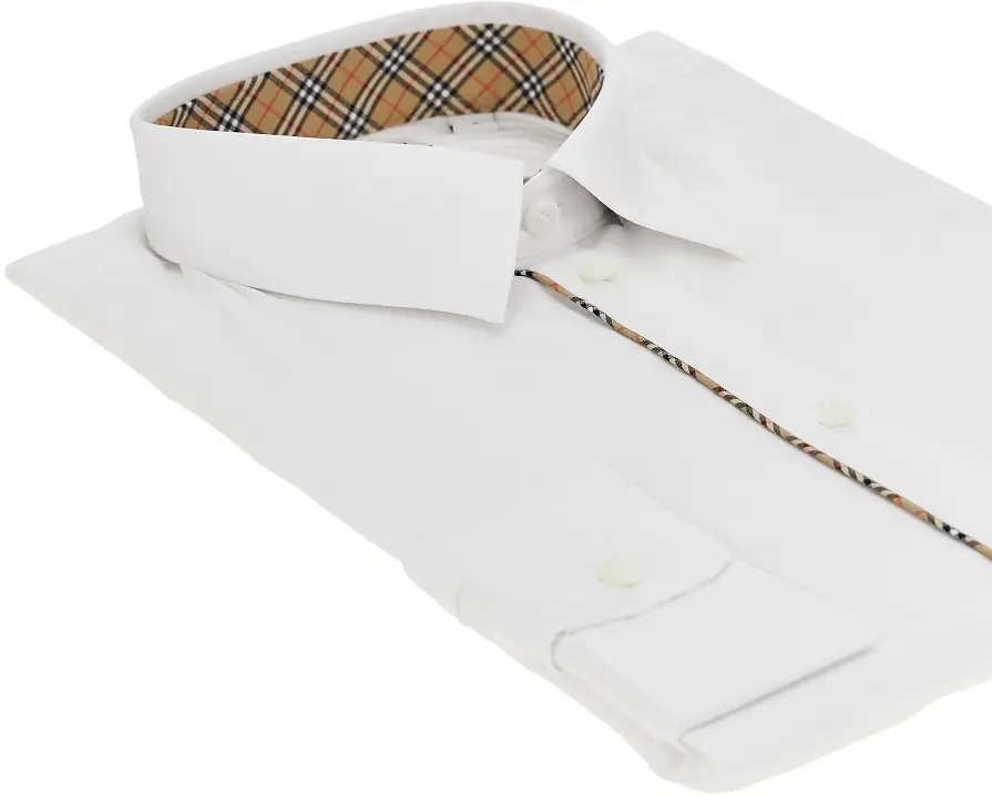 Camasa Poplin shirt with Check piping - Img 2