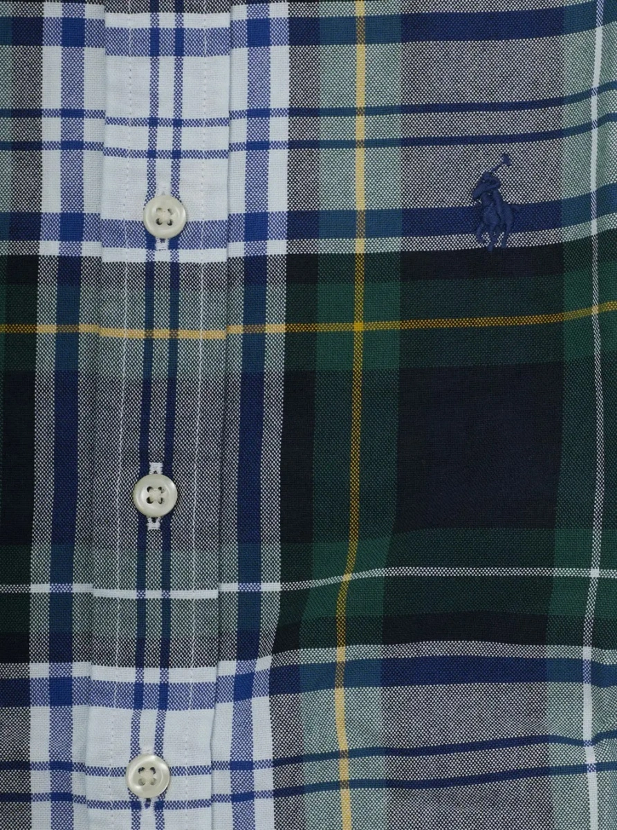 Camasa Ralph Lauren verde din bumbac - Img 3