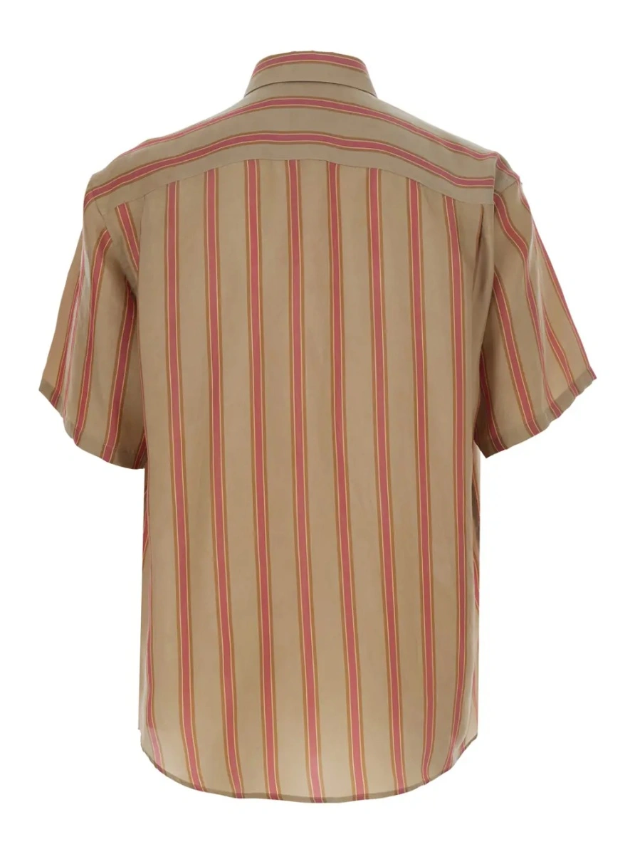 Camasa Saint Laurent bej din cupro - Img 2