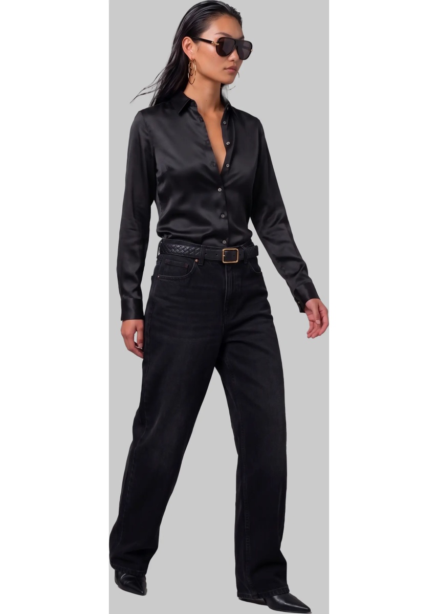Camasa Stretch Silk Shirt - Img 2