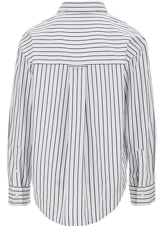Camasa Striped poplin Loose Fit shirt - Img 3