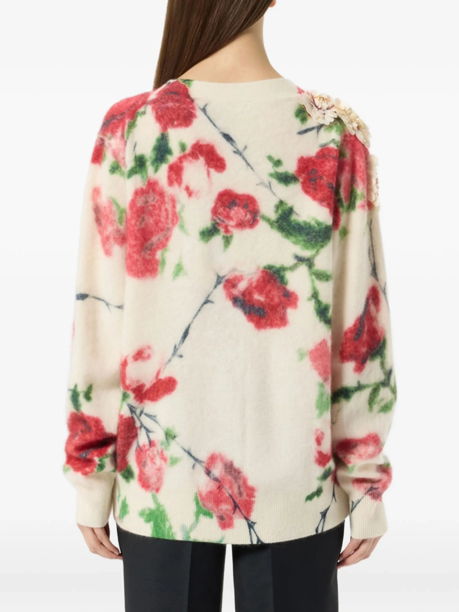 Cardigan Blumarine neutru din lana - Img 5