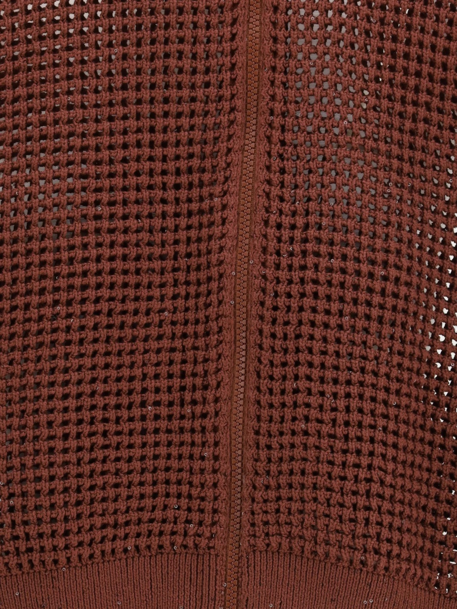 Cardigan Brunello Cucinelli maro - Img 3