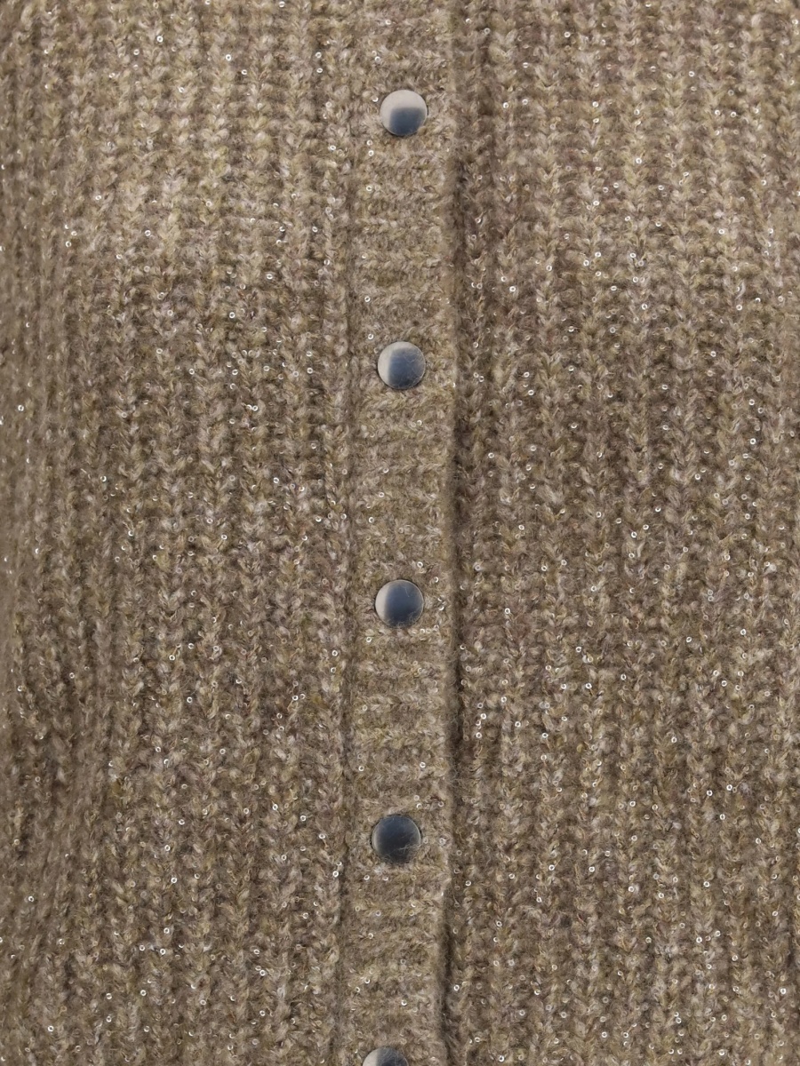 Cardigan Brunello Cucinelli maro - Img 3