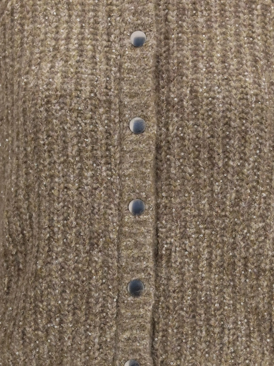 Cardigan Brunello Cucinelli maro - Img 3