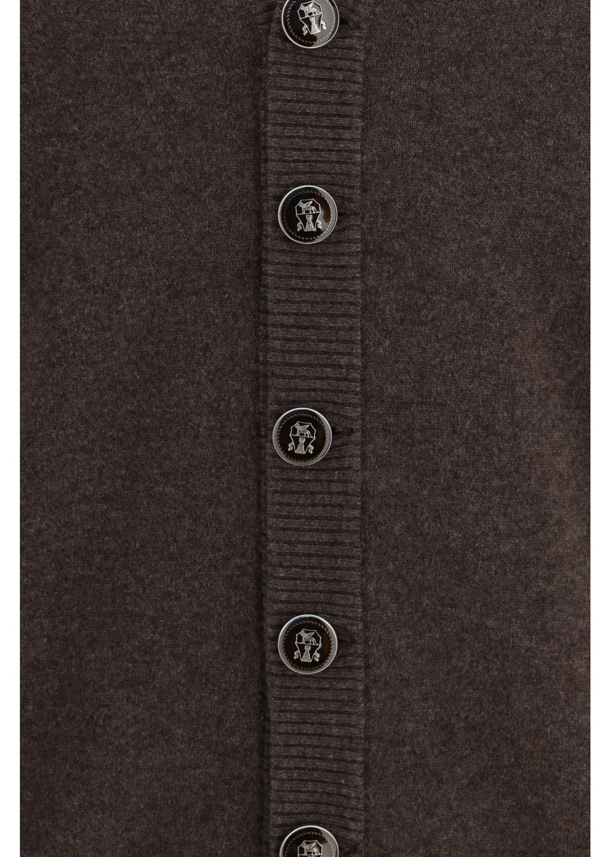 Cardigan Brunello Cucinelli multicolor din casmir - Img 3