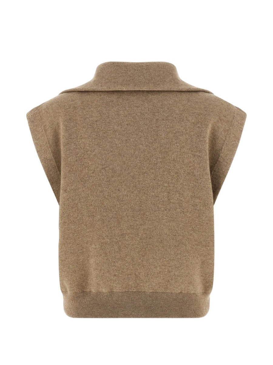 Cardigan Brunello Cucinelli neutru - Img 2