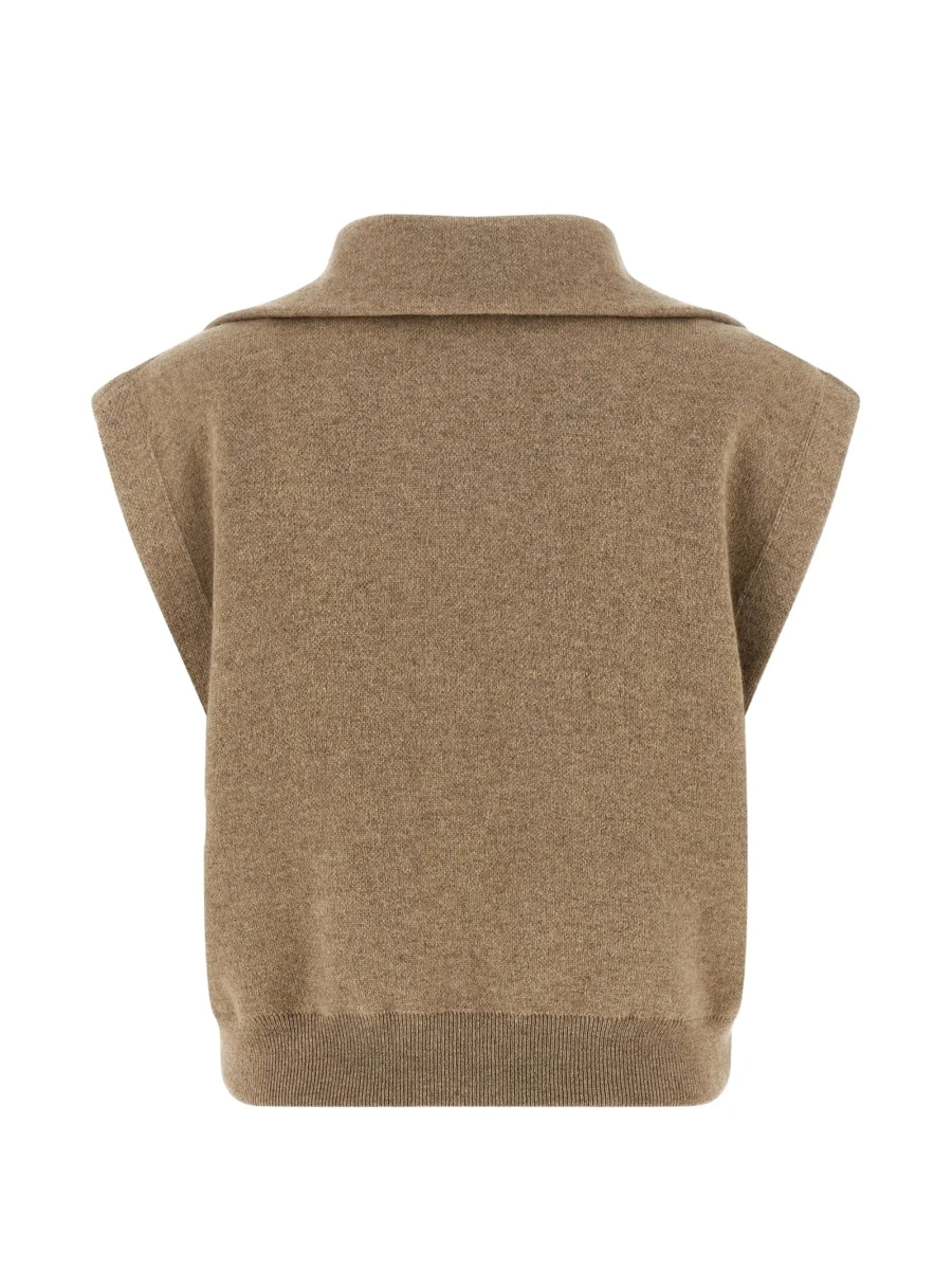 Cardigan Brunello Cucinelli neutru - Img 2