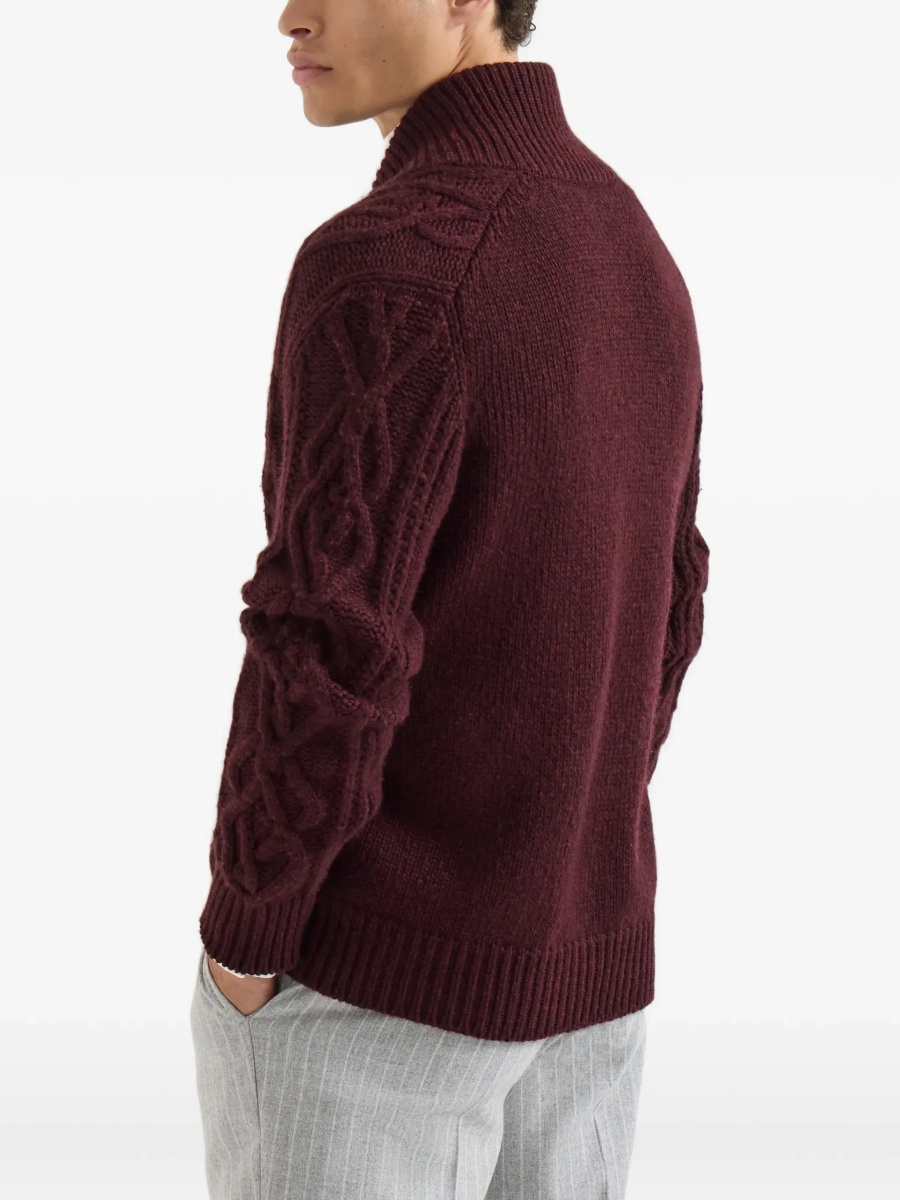 Cardigan Cable-knit cashmere Cardigan - Img 7