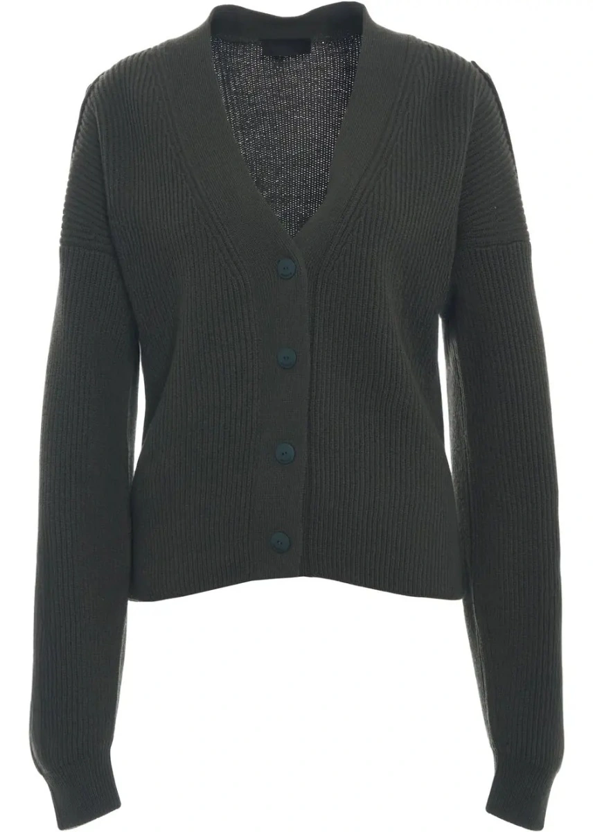 Cardigan Dondup verde din lana - Img 2