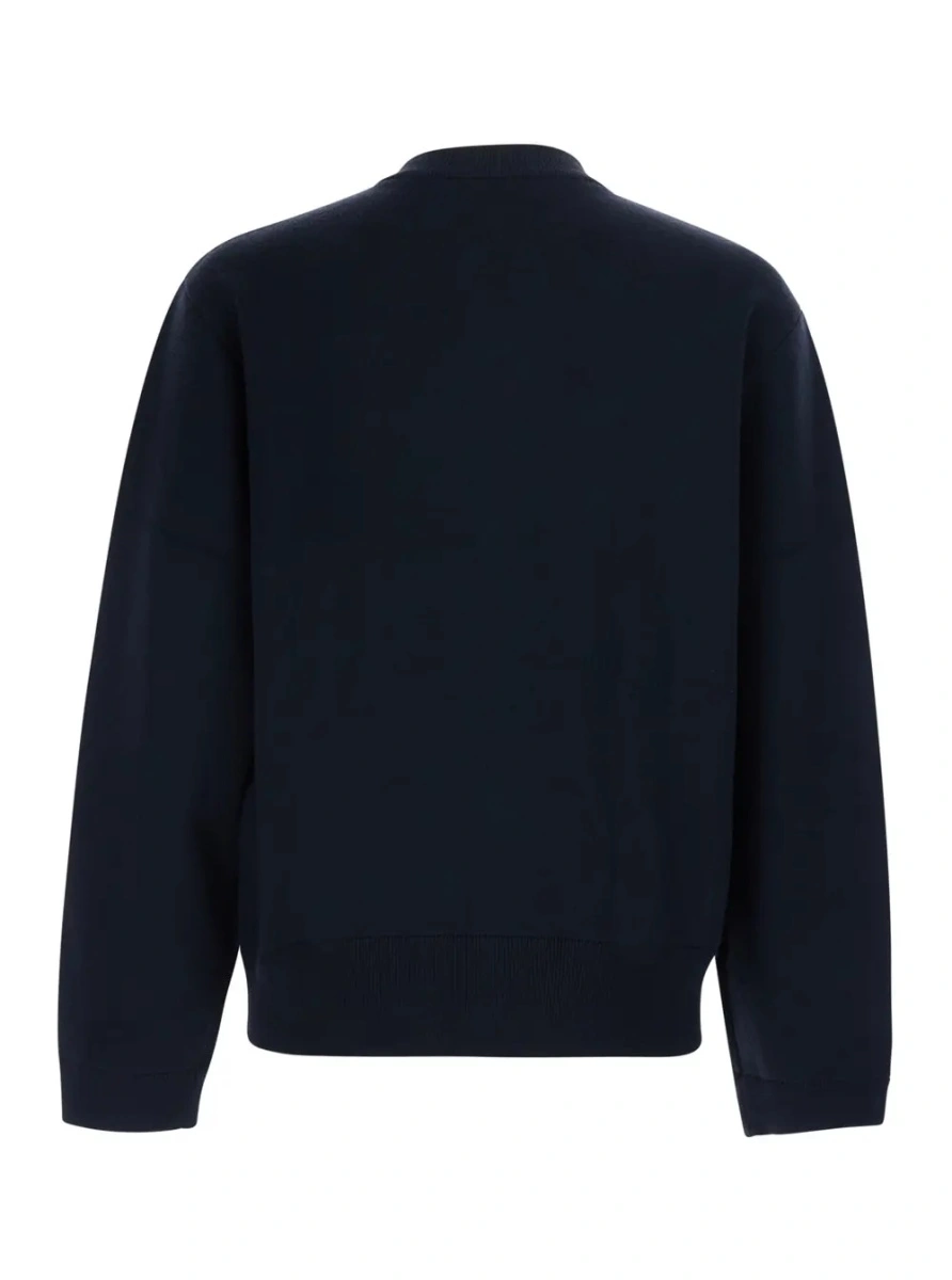 Cardigan Emporio Armani albastru din lana - Img 2