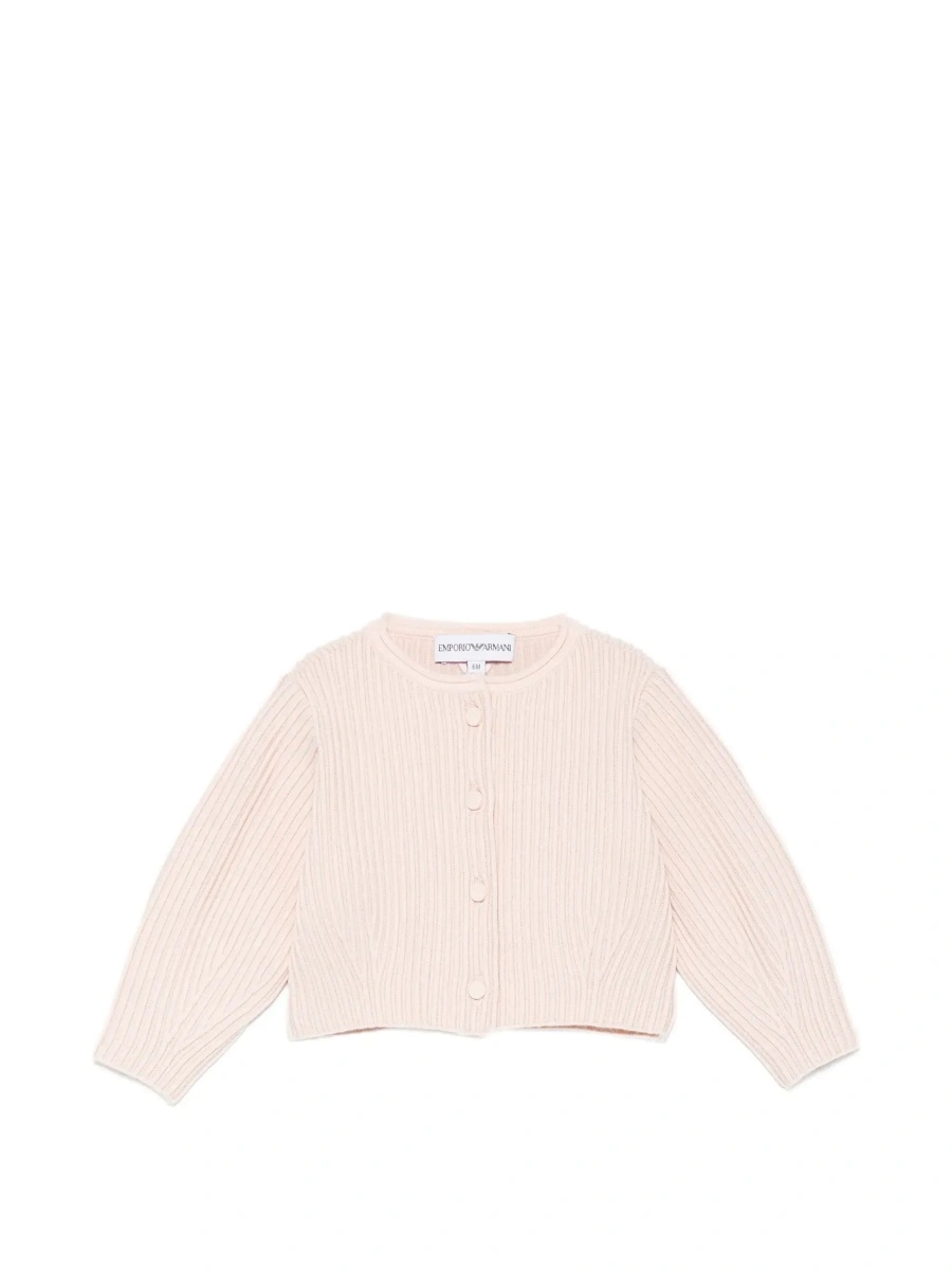 Cardigan EMPORIO ARMANI KIDS roz din lana - Img 6