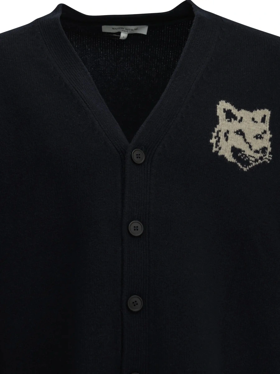 Cardigan MAISON KITSUNÉ "Fox Head" Cardigan - Img 3