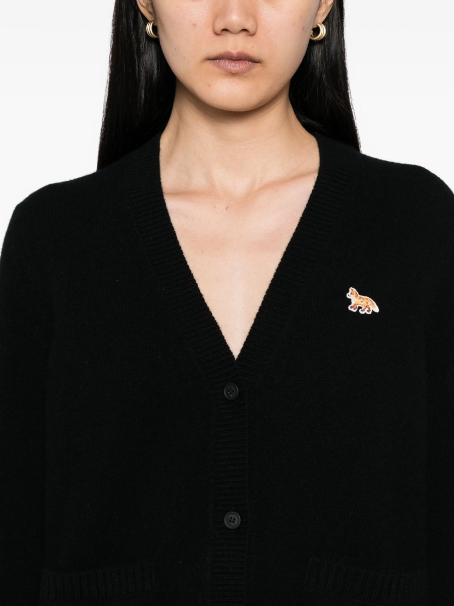 Cardigan MAISON KITSUNÉ negru - Img 5