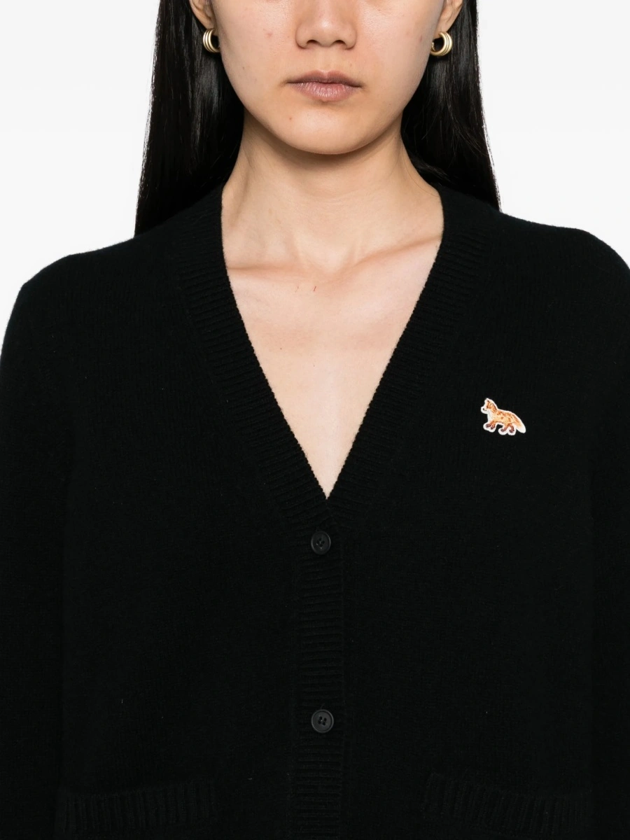 Cardigan MAISON KITSUNÉ negru - Img 5