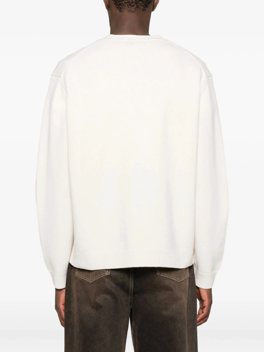 Cardigan MAISON KITSUNÉ neutru - Img 4