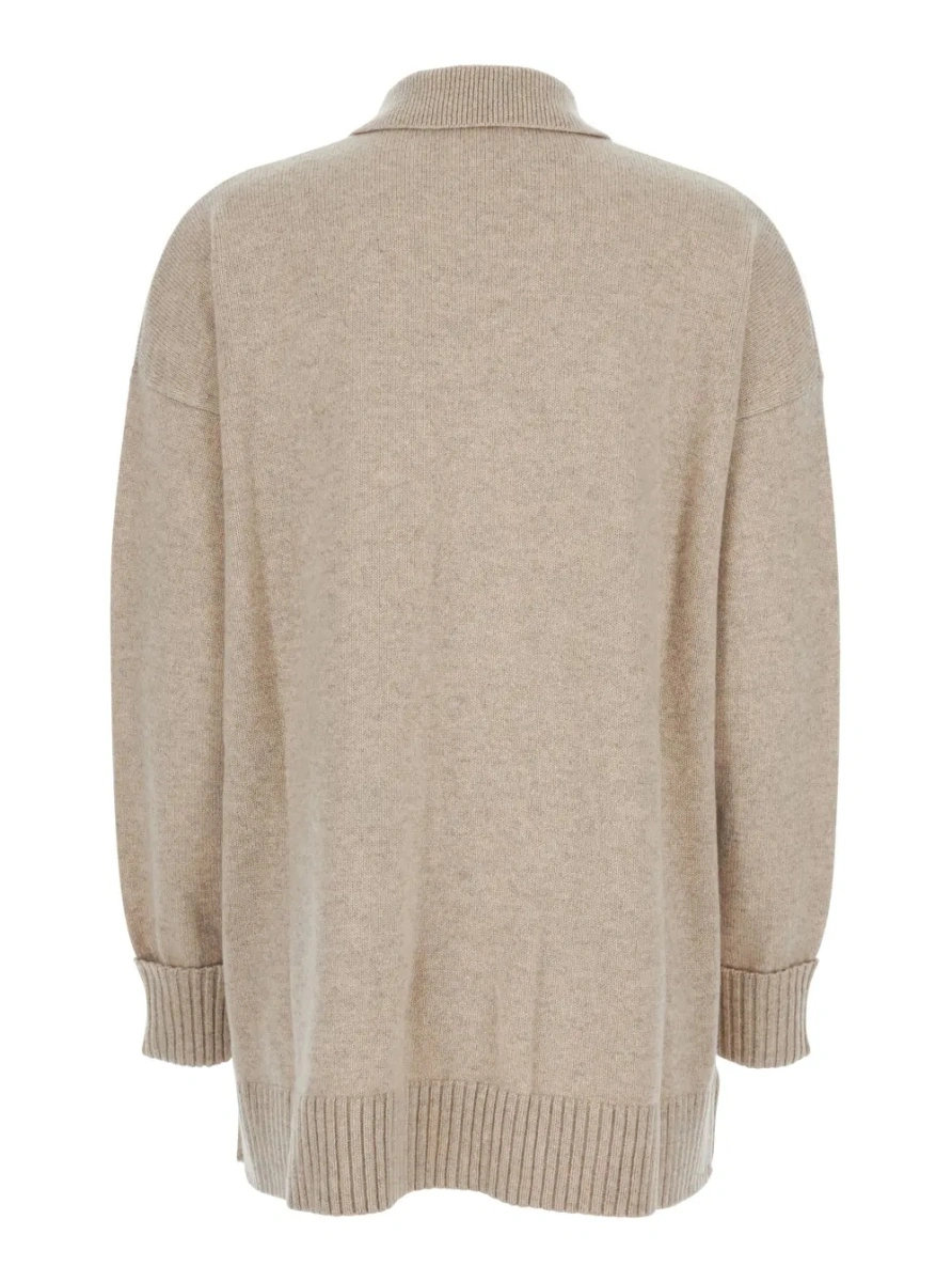 Cardigan Max Mara bej din casmir - Img 2