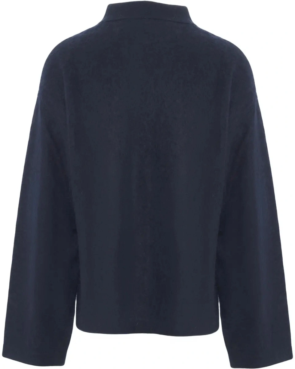 Cardigan Soft Goat albastru din casmir - Img 3