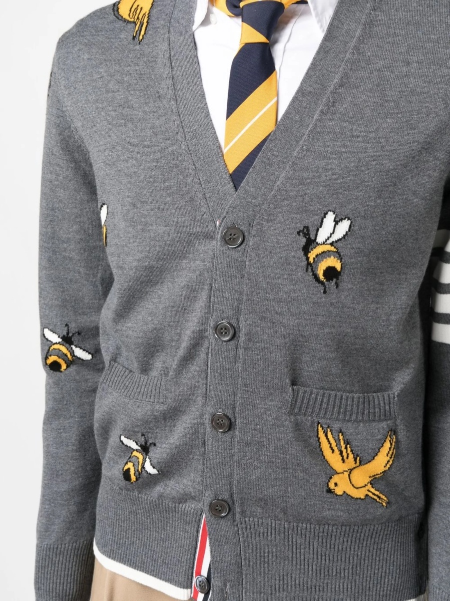 Cardigan Thom Browne gri - Img 5