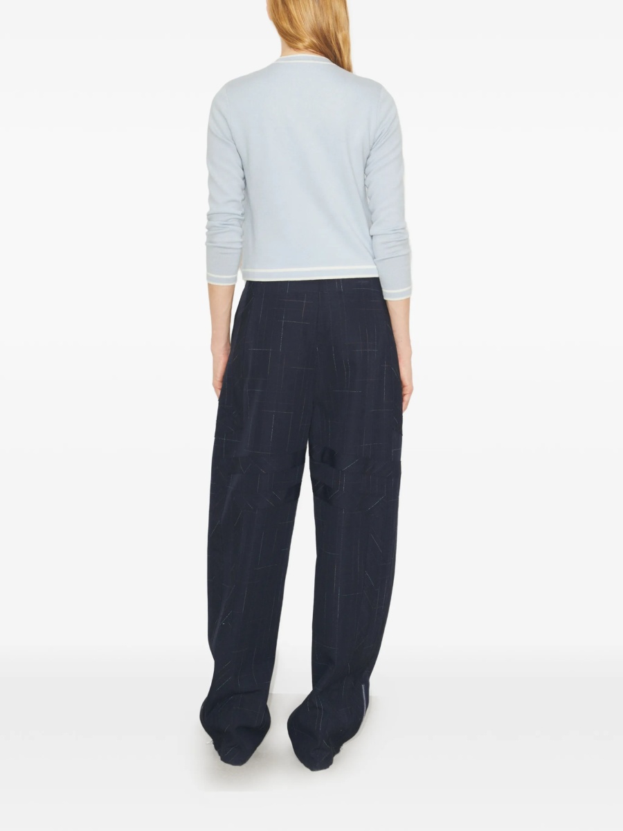 Cardigan Tory Burch albastru - Img 3
