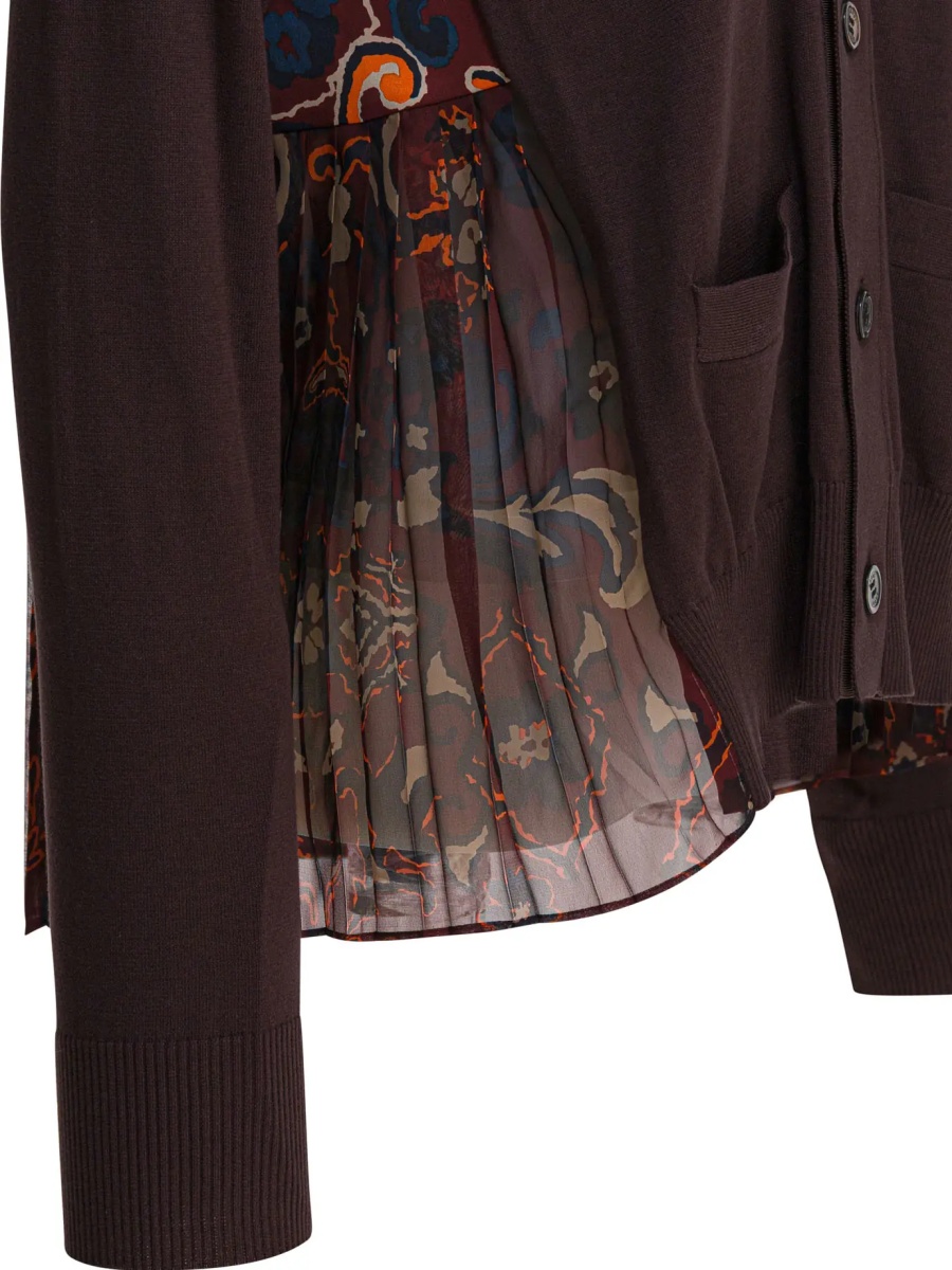 Cardigan with floral print - Img 4