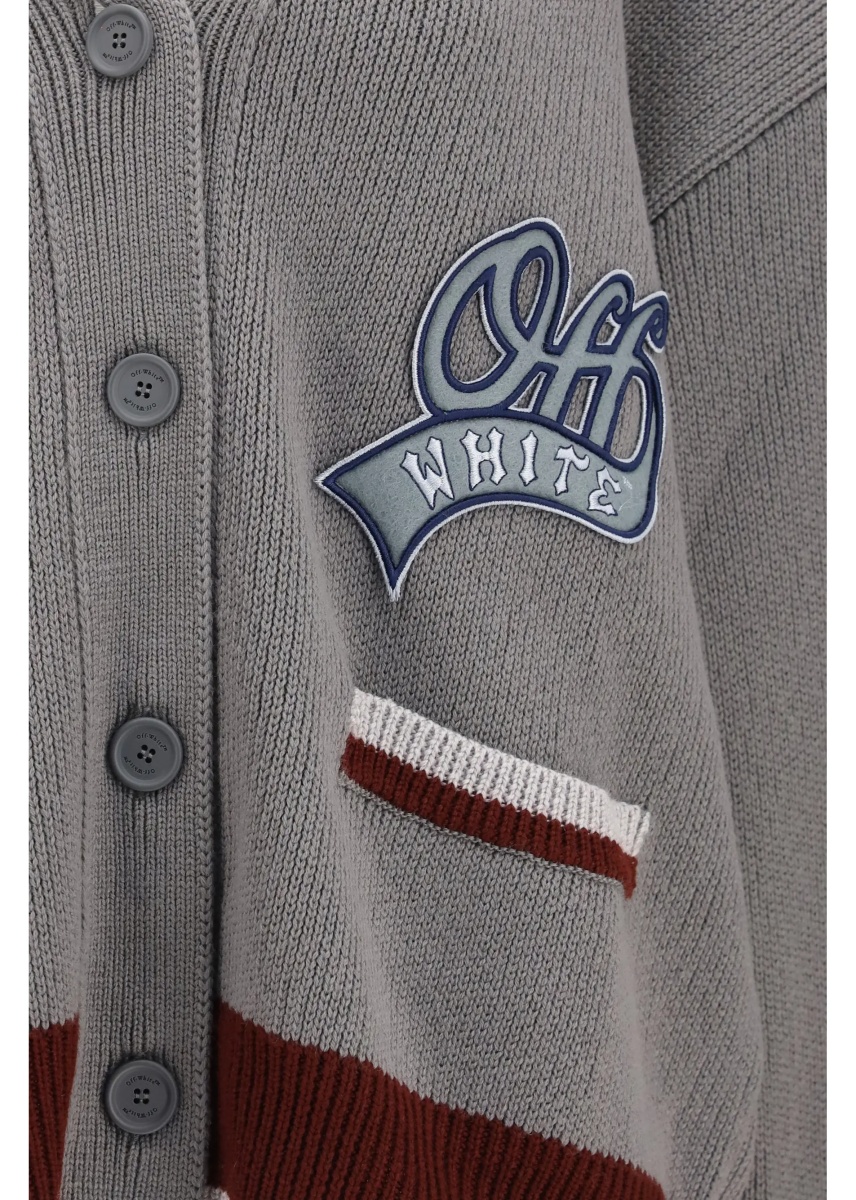Cardigane College Varsity Knit Cardigan - Img 3