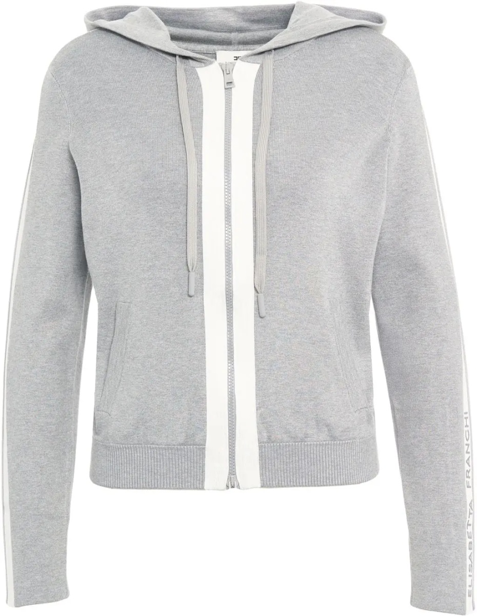 Cardigane Hooded cardigan with logo detail - Img 2
