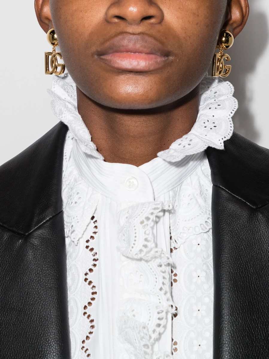 Cercei Dolce &amp; Gabbana DG Logo aurii - Img 2