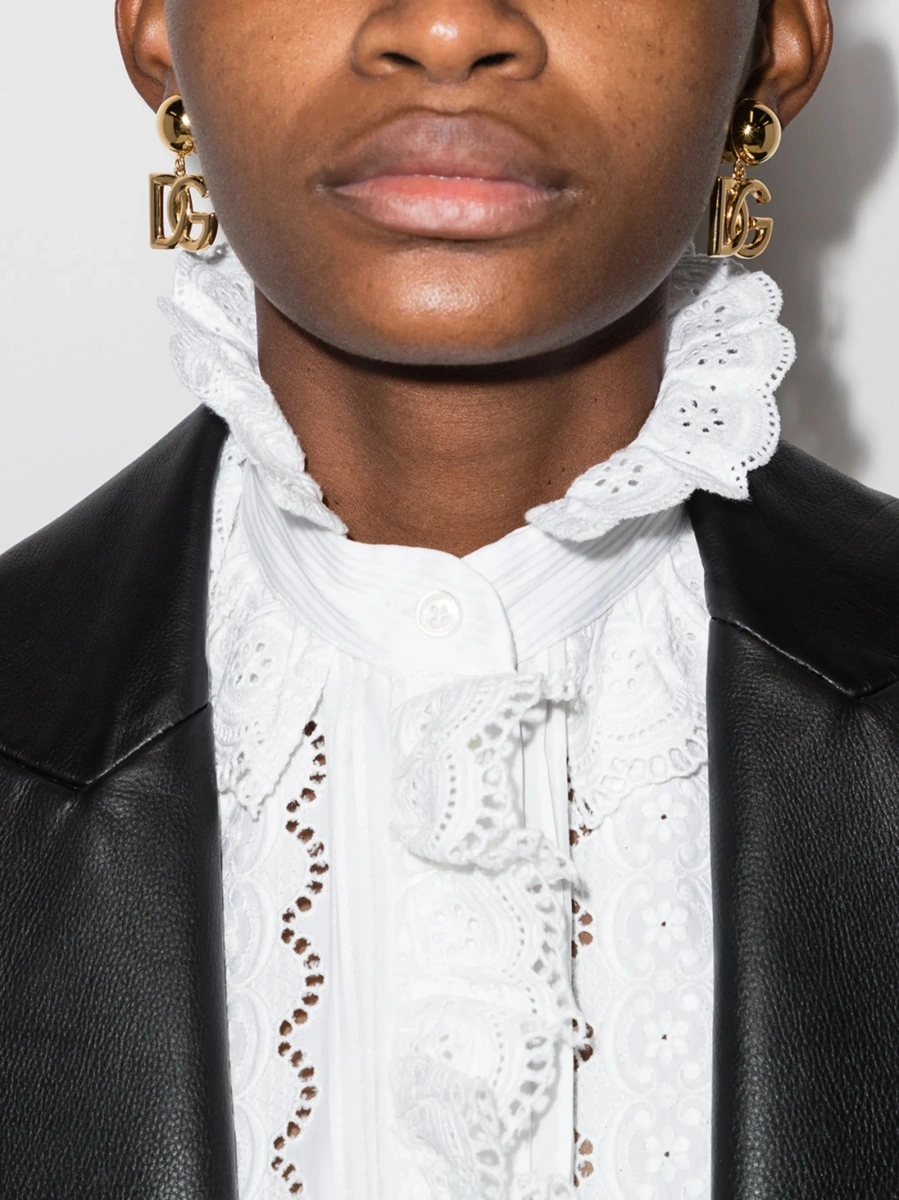 Cercei Dolce &amp; Gabbana DG Logo aurii - Img 2