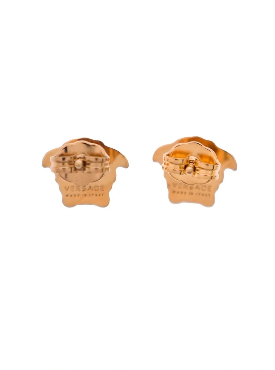 Cercei Earrings 'Medusa Head' Gold Color in Brass - Img 3